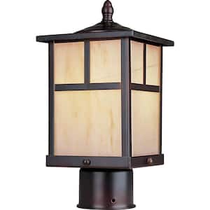 Coldwater 1-Light Burnished Outdoor Pole/Post Mount