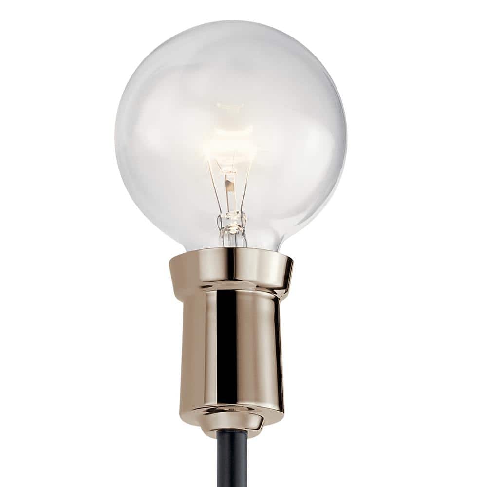 Armstrong Modern Black Steel 2-Light Wall Sconce