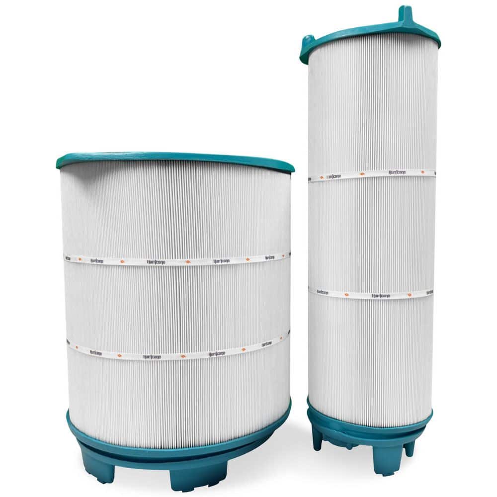 Hurricane HF-STR-SET 16 in. Dia Advanced Pool Filter Cartridge Inner Outer 21 in. Set