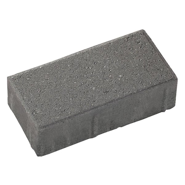 Oldcastle 8 in. L x 4 in. W x 2.25 in. H 60mm Charcoal Holland Pavers (486-Piece Pallet)