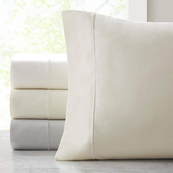Luxury Egyptian 2-Piece Grey King 500TC Cotton Pillowcases