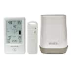 AcuRite 01089M Wireless Rain Gauge With Indoor/Outdoor Thermometer & Humidity - Weather Station