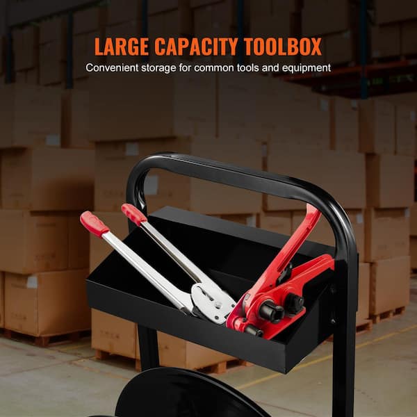 Mophorn Banding Strapping Cart, for PET/PP/Fiber/Steel Strapping Coils with 8 or 16 Core Size