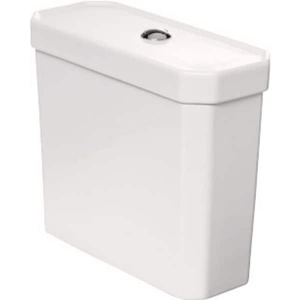 Duravit 1930-Series 1.28 GPF Single Flush Toilet Tank with Siphonic Jet Technology in White