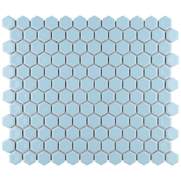 Hex Mesh, 61 W Blue, Wholesale, By The Yard Or Roll, Canvas ETC.