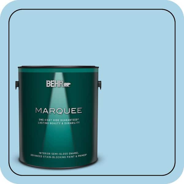 BEHR MARQUEE 1 gal. #550C-3 Monaco Semi-Gloss Enamel Interior Paint & Primer
