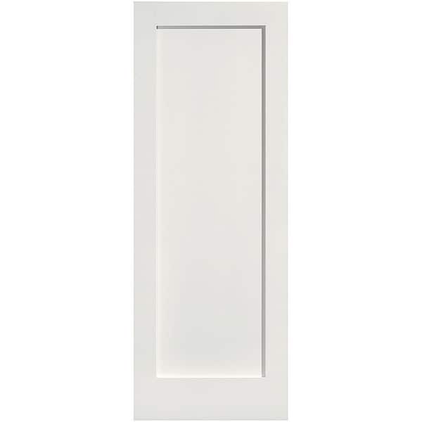 Masonite MDF Stile and Rail 34 in. x 80 in. 1-Panel Hollow Core Smooth Primed White Composite Interior Door Slab