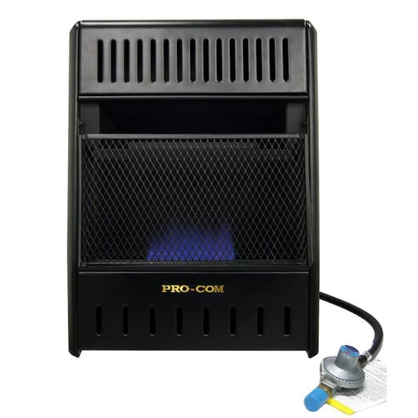 ProCom 10000 BTU Ventless Liquid Propane Blue Flame Ice House Portable ...