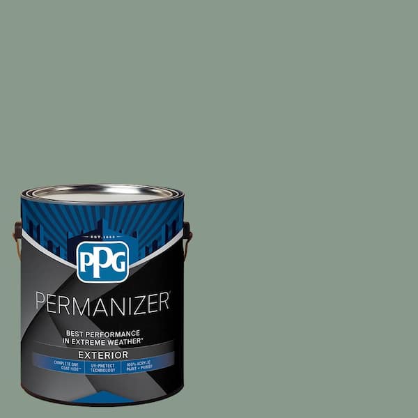 PERMANIZER 1 gal. PPG1134-5 Birch Forest Semi-Gloss Exterior Paint