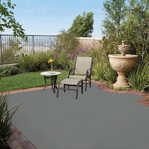 1 gal. #PFC-63 Slate Gray Solid Color Flat Interior/Exterior Concrete Stain
