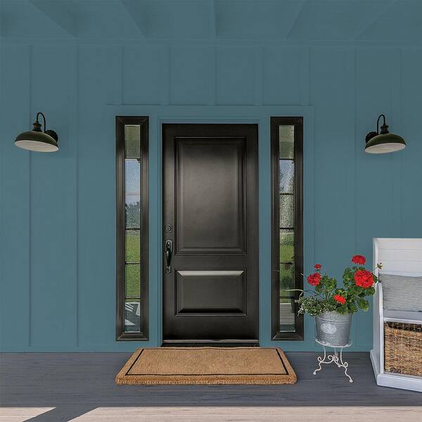 Glidden Essentials 5 gal. #PPG1149-6 Azalea Leaf Flat Exterior