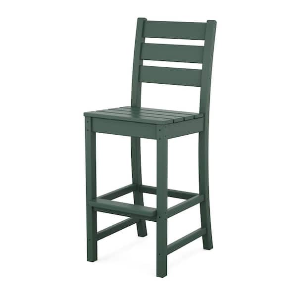 POLYWOOD Grant Park Bar Side Chair in Green