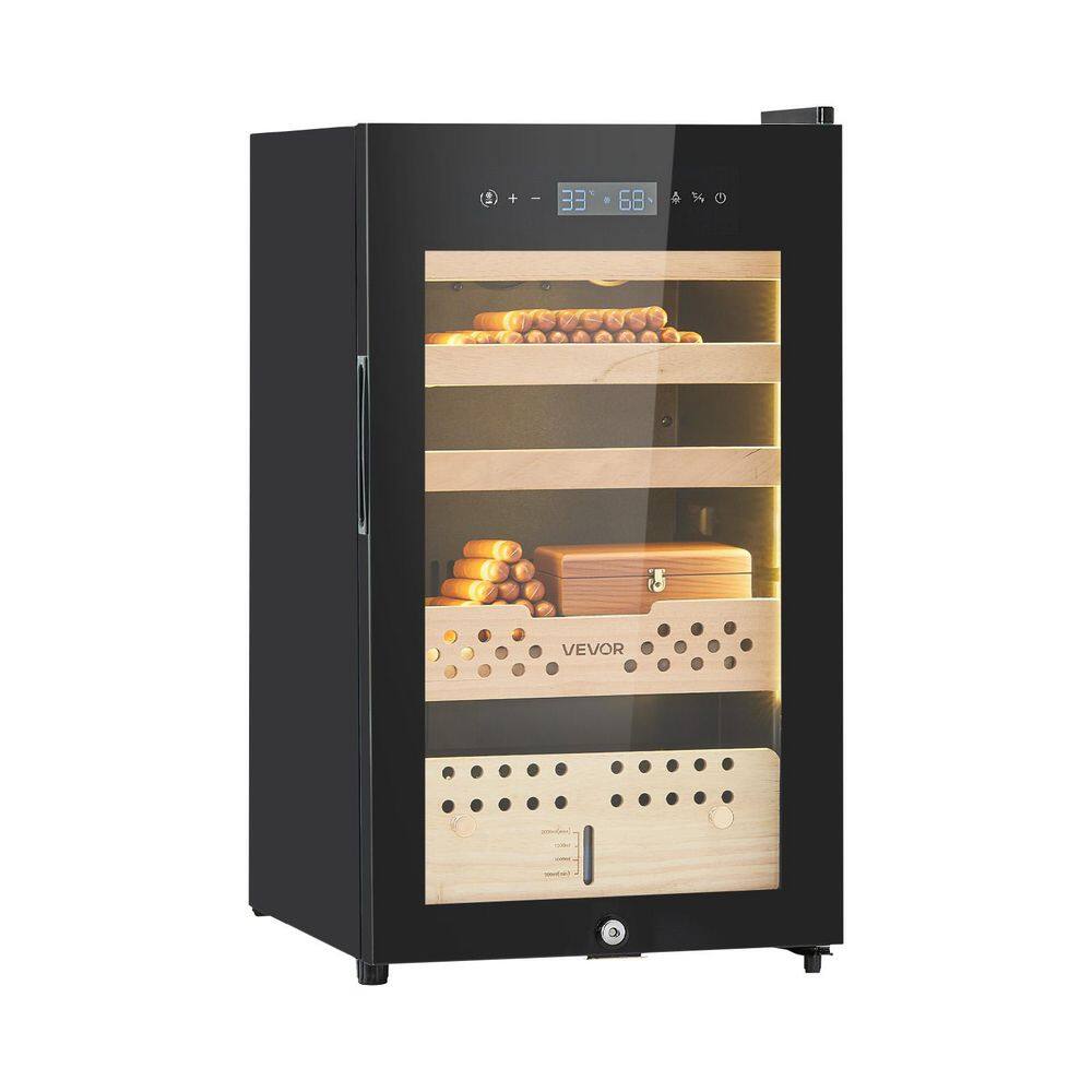 VEVOR Electric Humidor, 70L, 400 Counts Electric Cigar Humidor Cabinet ...