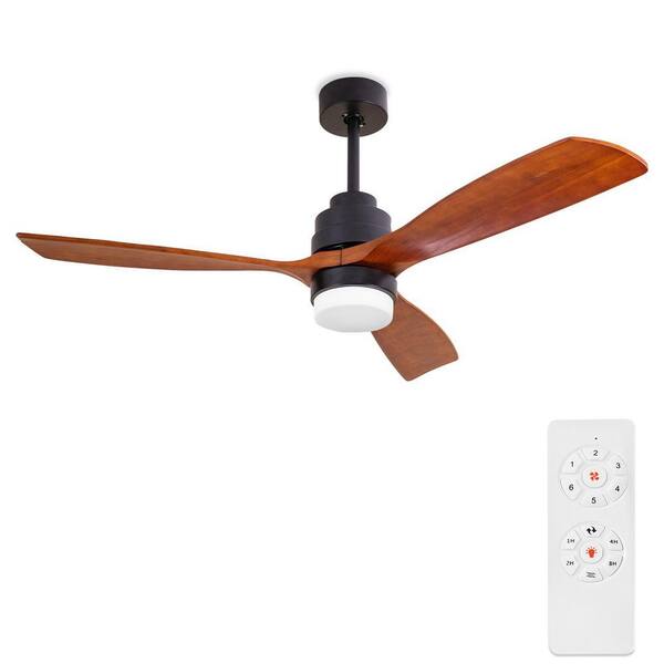 Yardreeze 52 in. Outdoor Ceiling Fan Ceiling Fans with Lights, Remote Control, 3 Blades with