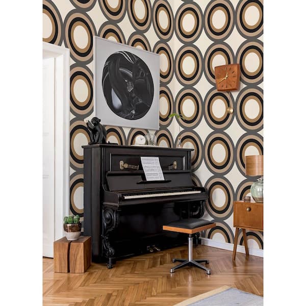 Sir Culls Black Peel and Stick Wallpaper