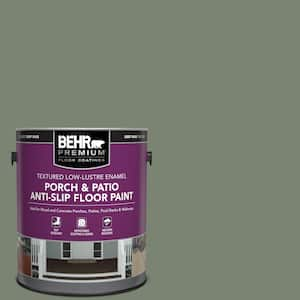 1 gal. #ICC-77 Sage Green Textured Low-Lustre Enamel Interior/Exterior Porch and Patio Anti-Slip Floor Paint