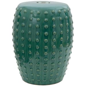 Green Porcelain Ottoman