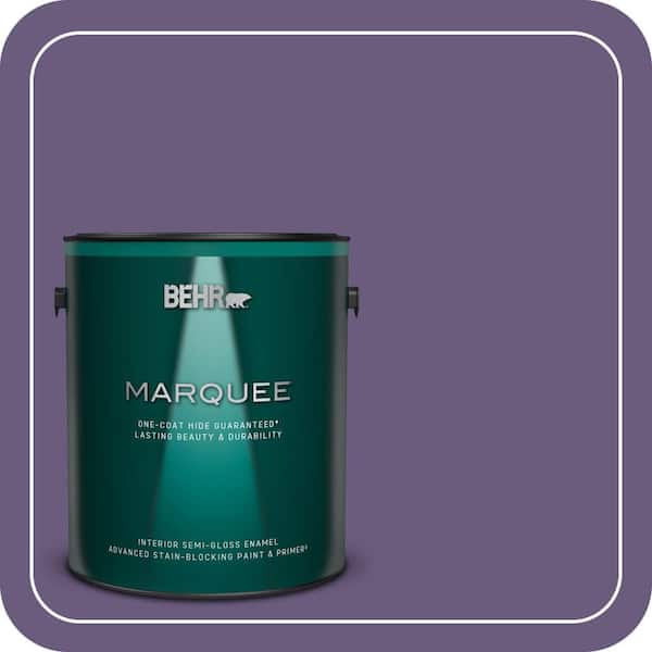 BEHR MARQUEE 1 gal. #M560-6 Napa Winery One-Coat Hide Semi-Gloss Enamel Interior Paint & Primer