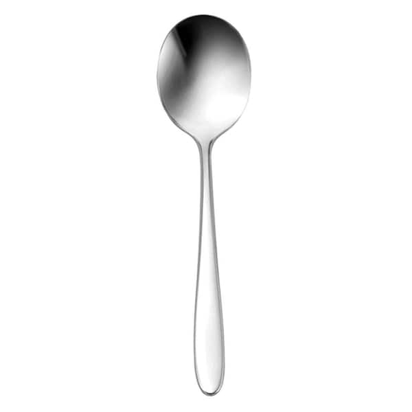 Mascagni II Silver 18/0 Stainless Steel Round Bowl Soup Spoon (12-Pack)