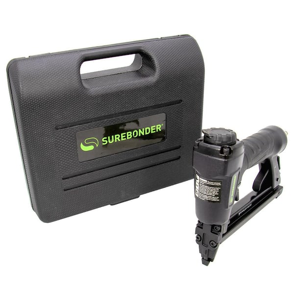 Cordless Pneumatic Upholstery Stapler Kit with 22-Gauge Upholstery Staples (3/8 in., 7/16 in. and 5/8 in.) and Case