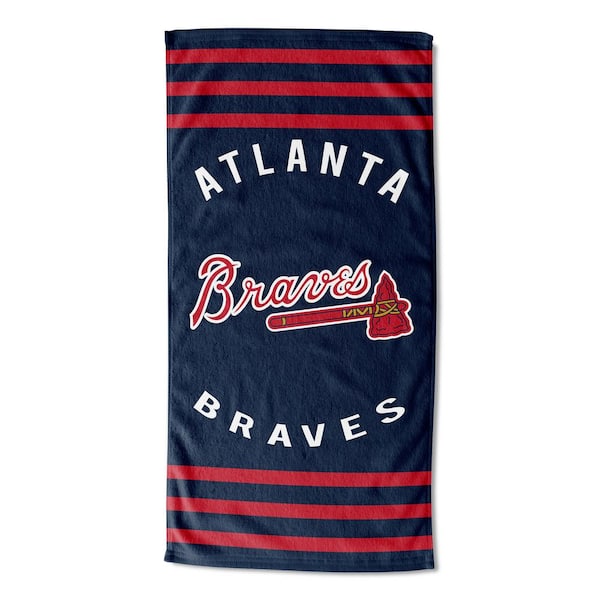 THE NORTHWEST GROUP Braves Stripes Multi Colored Beach Towel