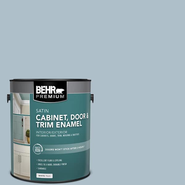 1 gal. #570E-3 Liberty Gray Satin Enamel Interior/Exterior Cabinet, Door & Trim Paint
