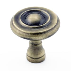 Boucherville Collection 1-1/4 in. (32 mm) Antique English Traditional Cabinet Knob
