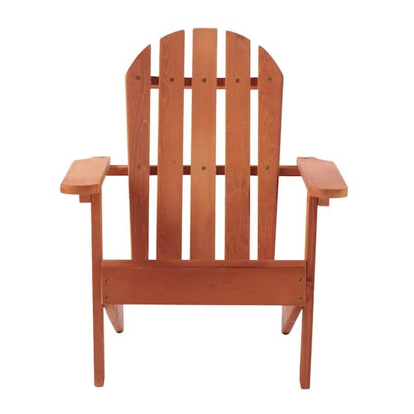 Red Natural Cedar Kids Adirondack Lounge Chair