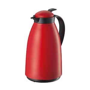 34 fl. oz. Red, "Imola" Insulated Server, glass liner