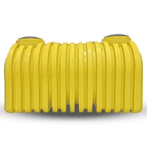 1500 Gal. Yellow Polyethylene Two Compartment Septic Tank