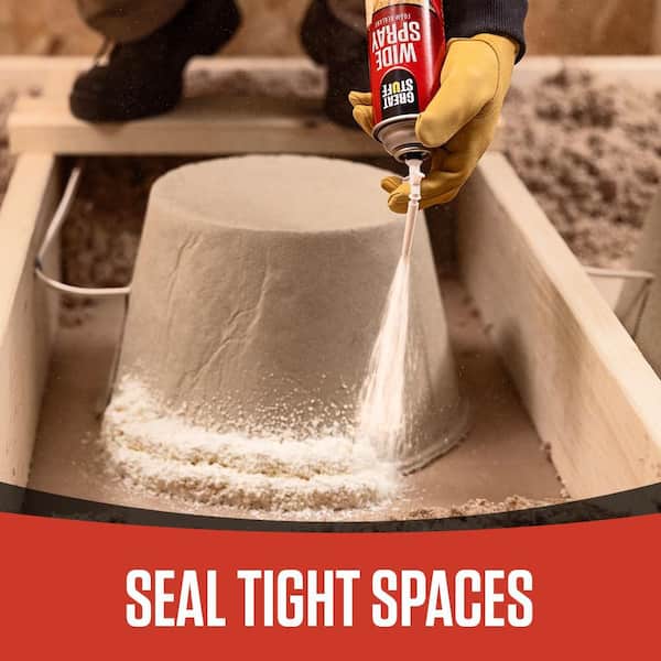 GREAT STUFF Wide Spray 18 oz. Spray Foam Sealant 12107825 - The
