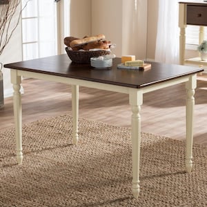 Napoleon Medium Brown Finished Wood Dining Table