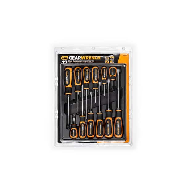 GEARWRENCH 12-Piece Screwdriver Set – Phillips & Slotted, Ergonomic Grip, Non-Slip Tips - View #5