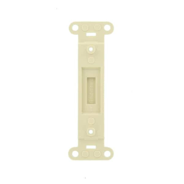 Leviton 80700 Blank Toggle Adapter No Hole Plastic Brown for sale online 