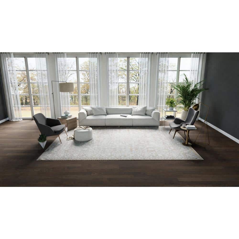 Vanilla Cream 5' x 7' Stain-Resistant Kids Area Rug