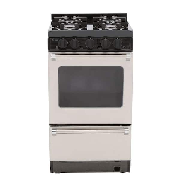 Premier ProSeries 20 in. 2.42 cu. ft. Battery Spark Ignition Gas Range in Stainless Steel