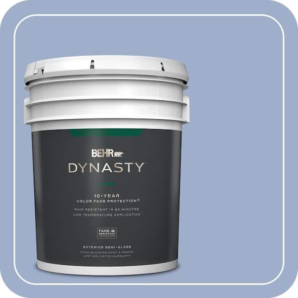 BEHR DYNASTY 5 gal. #MQ5-17 Poetry Reading Semi-Gloss Enamel Exterior Stain-Blocking Paint & Primer