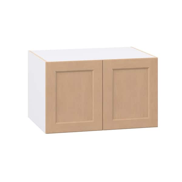 Lakewood 33 in. W x 24.5 in. D x 20 in. H Assembled Shaker Wall Bridge Kitchen Cabinet in Sugar Cookie