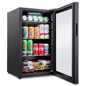 17 in. 101 Can Freestanding Beverage Refrigerator Ultra Cool Mini Drink Fridge