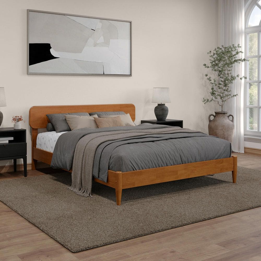 Volkswagen Timeless Modern Air Bed シングル light-toffee-afi-platform-beds