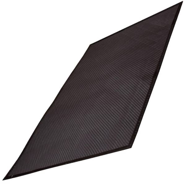 Unbranded 32 in. x 48 in. Brown BBQ Mat with Grid