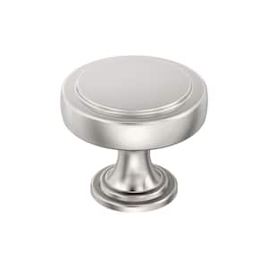 Exceed 1-1/2 in. (38 mm) Modern Polished Nickel Round Cabinet Knob