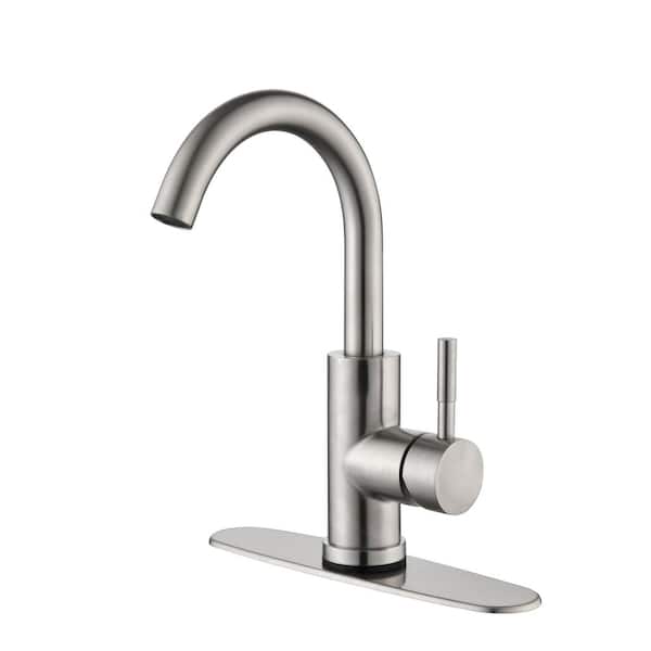 Aosspy 1-Handle Single Hole Bathroom Faucet