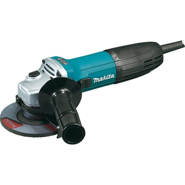 Makita 6 Amp 4-1/2 in. Corded Angle Grinder with Grinding Wheels