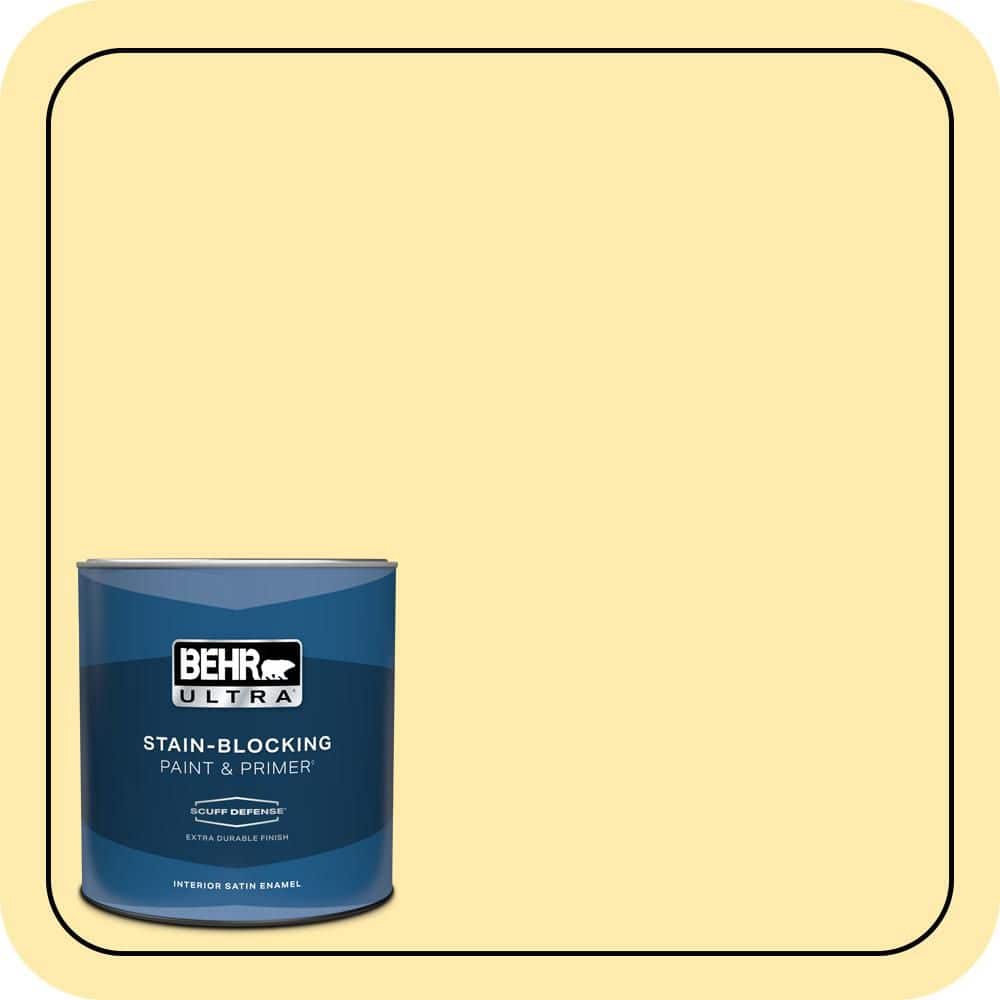 1 qt. #370A-2 Pale Daffodil Extra Durable Satin Enamel Interior Paint & Primer price history on PriceWatchPro