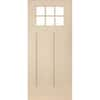 Krosswood Doors PINNACLE Craftsman 36 In. X 80 In. 6 Lite Universal ...