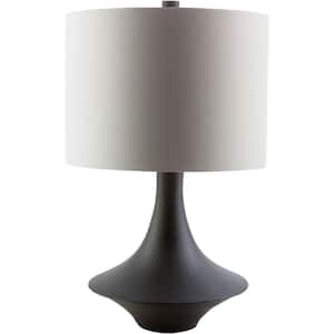 Anderson 23 in. Charcoal Indoor Table Lamp