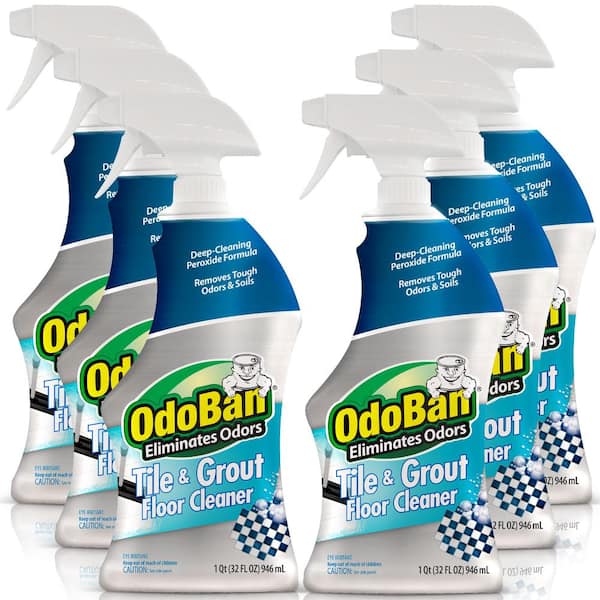 OdoBan 32 oz. Tile and Grout Floor Cleaner (Ready-to-Use) Spray (6-Pack)