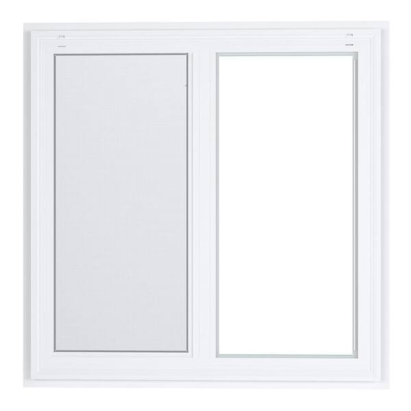 Ply Gem 35.5 in. x 35.5 in. 500 Series White Vinyl Left-Hand 