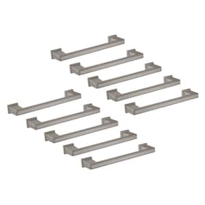 Gage 5 in. (128 mm)Center to Center Satin Nickel Cabinet Bar Pull (10-Pack )